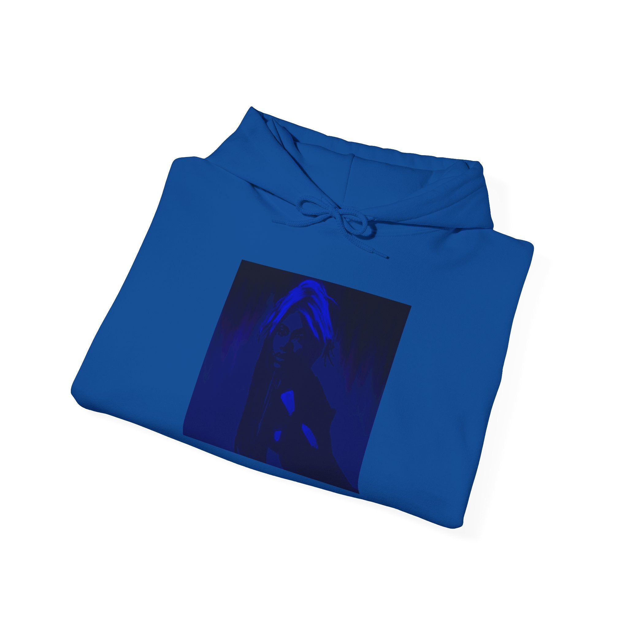 Doechii In Blue (Unisex Heavy Blend™ Hooded Sweatshirt)
