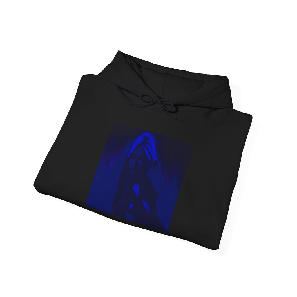 Doechii In Blue (Unisex Heavy Blend™ Hooded Sweatshirt)