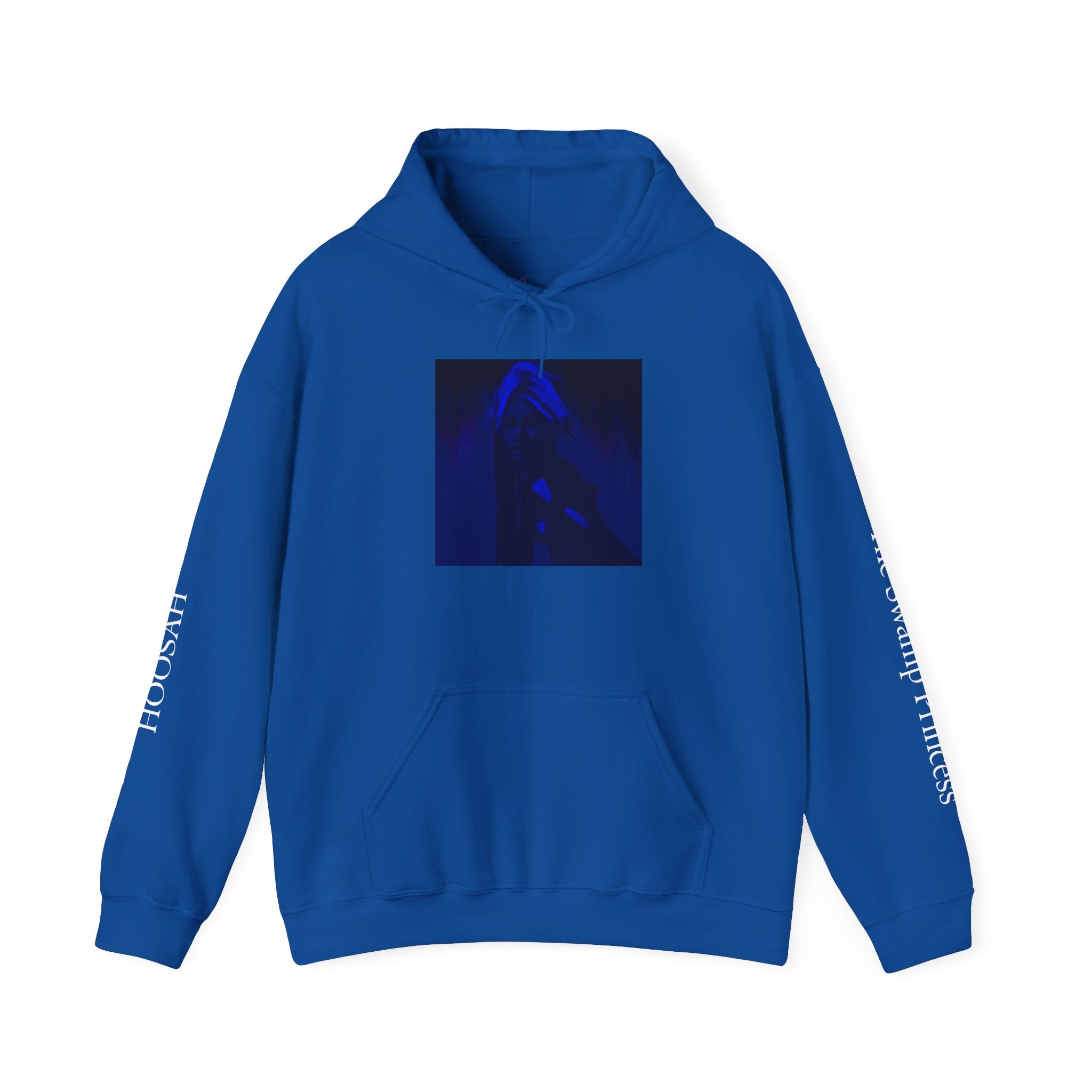 Doechii In Blue (Unisex Heavy Blend™ Hooded Sweatshirt)