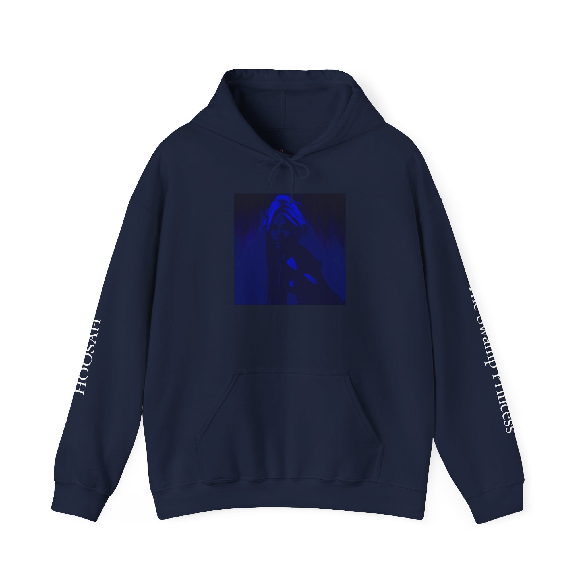 Doechii In Blue (Unisex Heavy Blend™ Hooded Sweatshirt)