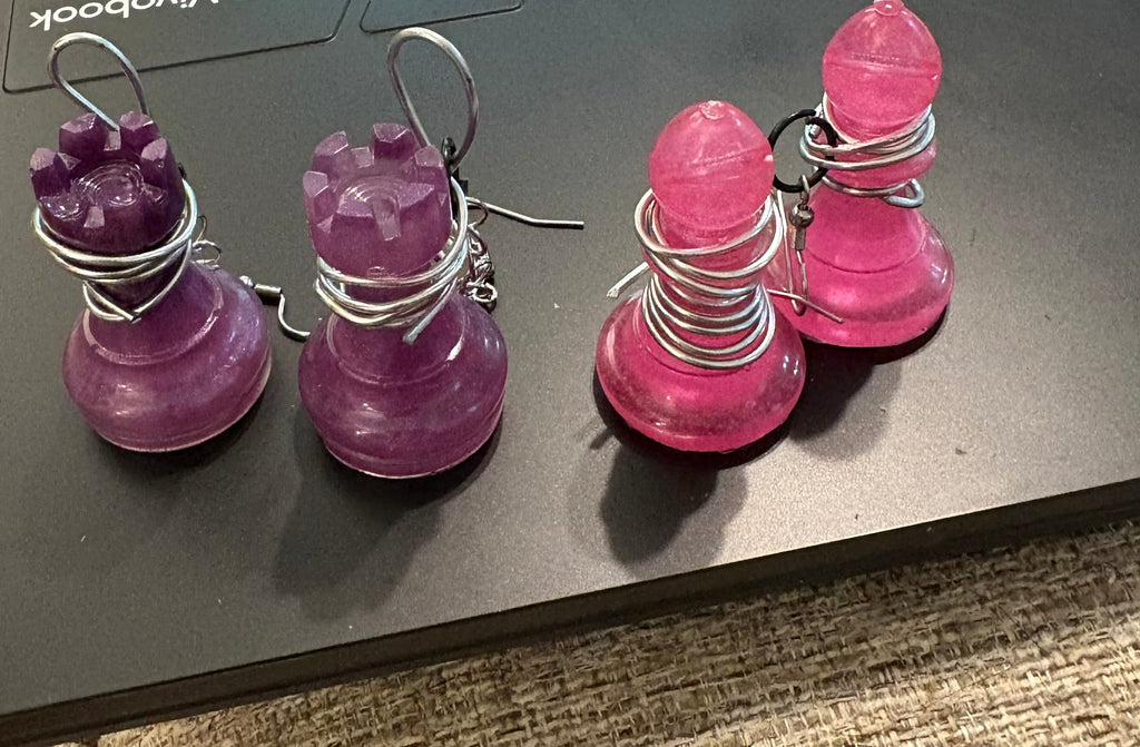 Wired Jewelry game board pieces EARRINGS