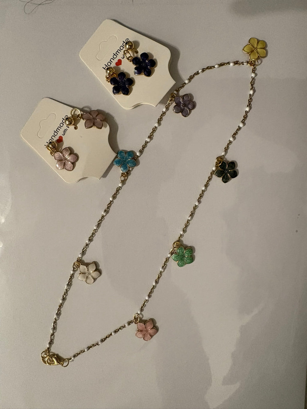 Flower Chain Jewelry Set