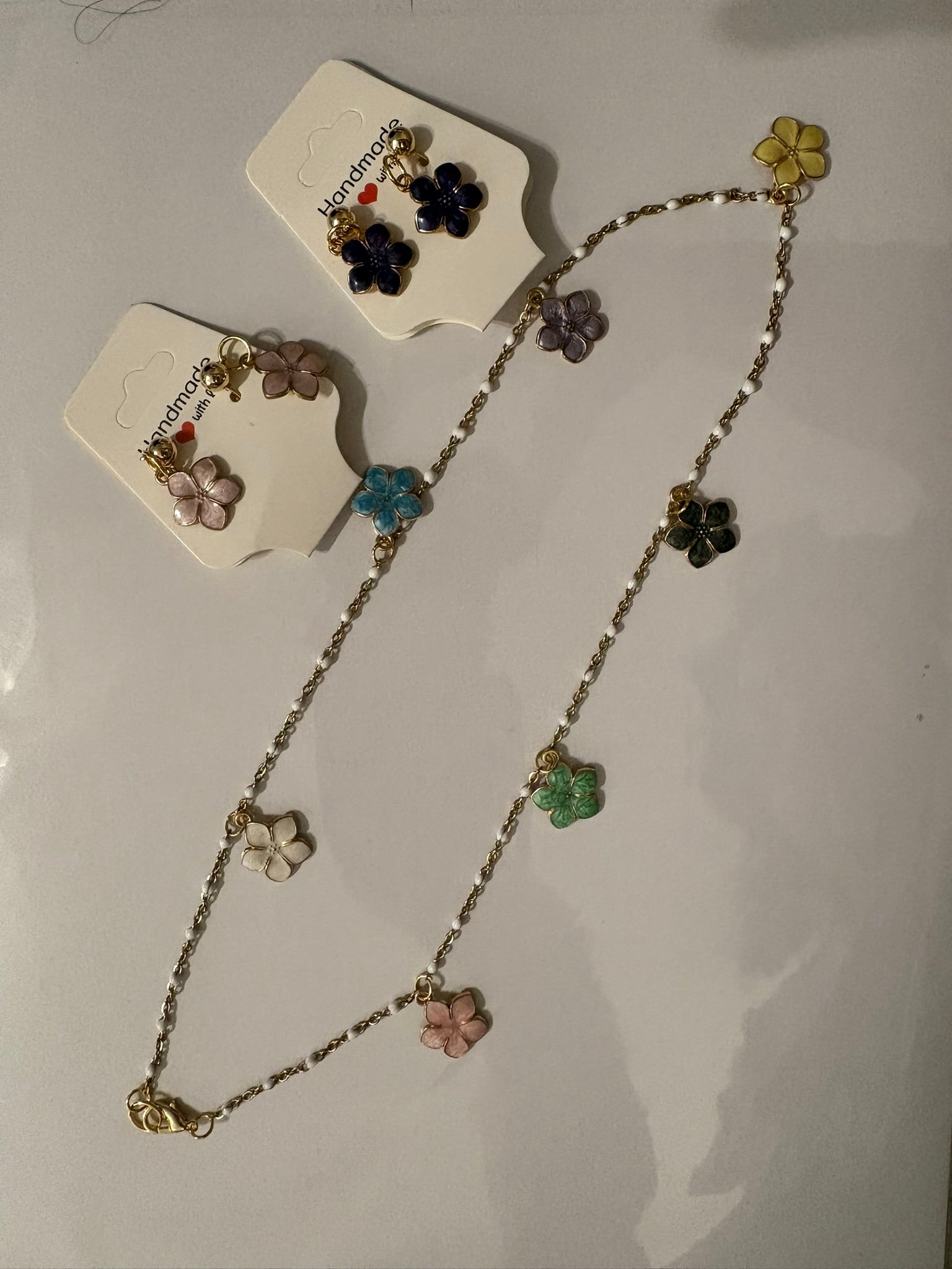 Flower Chain Jewelry Set