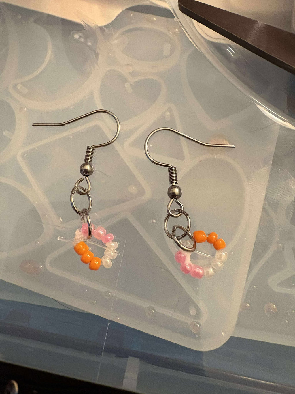 Custom Pride Flag Beaded Earrings